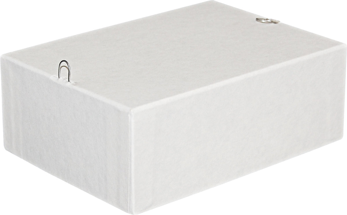 50 Small White Cardboard Shipping Boxes - 6x2.5x1 Inches, No Tape Needed, USA Made
