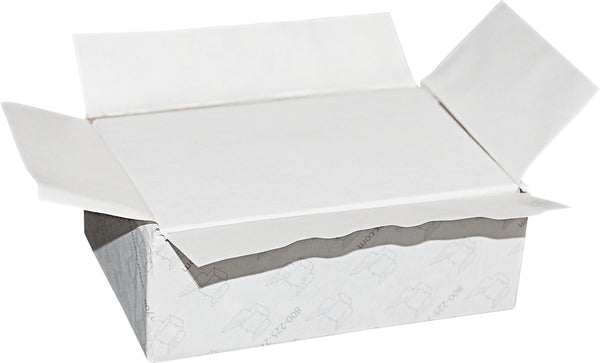 White Universal Sealing Flap Mailing Box - R2 - 4 1/8" x 2 3/4" x 1 1/2"