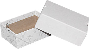 White Repair/Mailing Box - P0 - 3 x 2 x 1-1/8