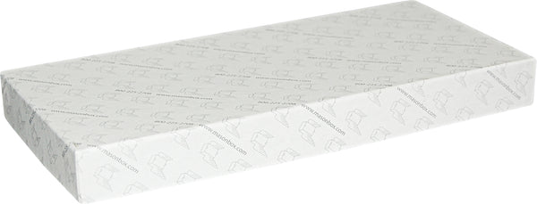 White Universal Sealing Flap Mailing Box - R89 - 10 x 4 1/2 x 1